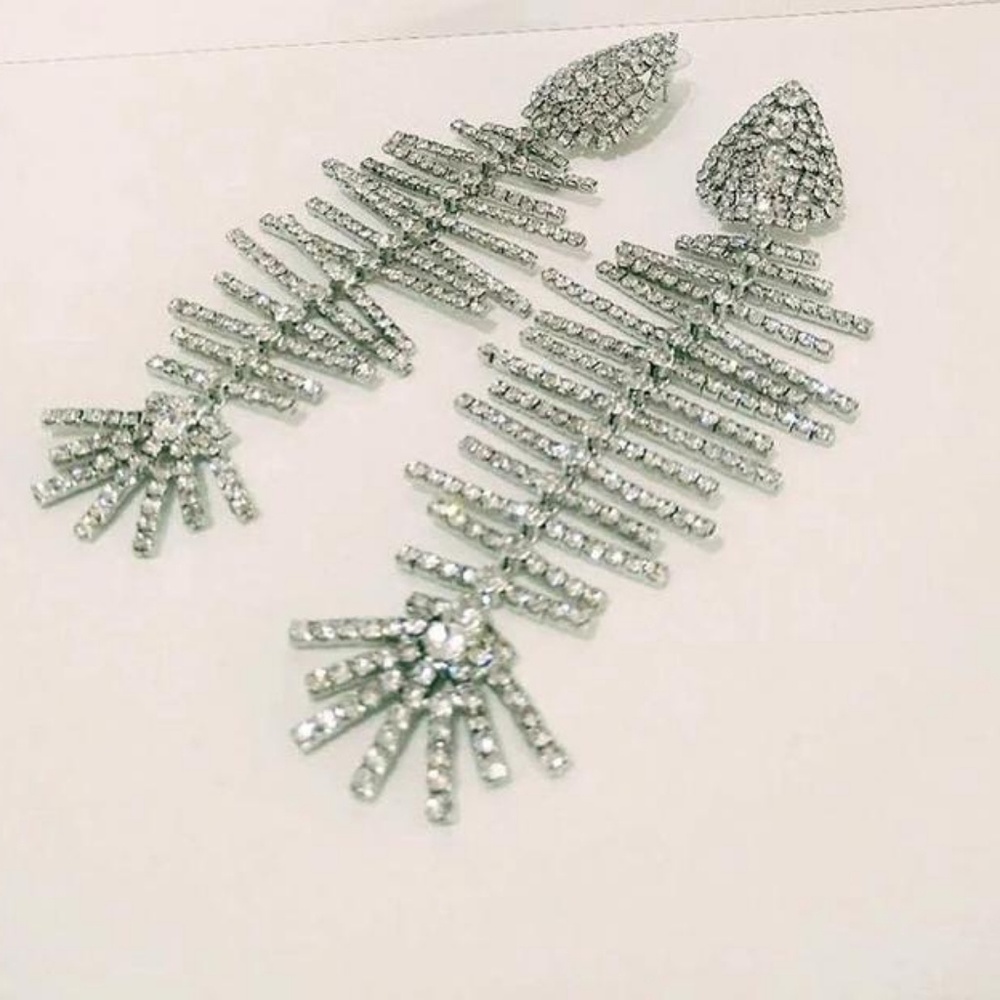 Fishbone earrings